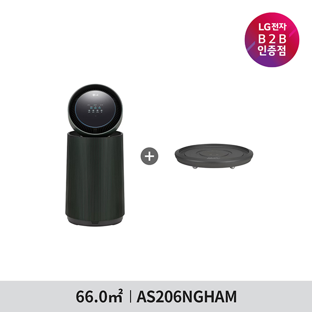 [가전구독]LG 퓨리케어 AI 오브제컬렉션 360˚ 공기청정기 M5 + 무빙휠 세트 